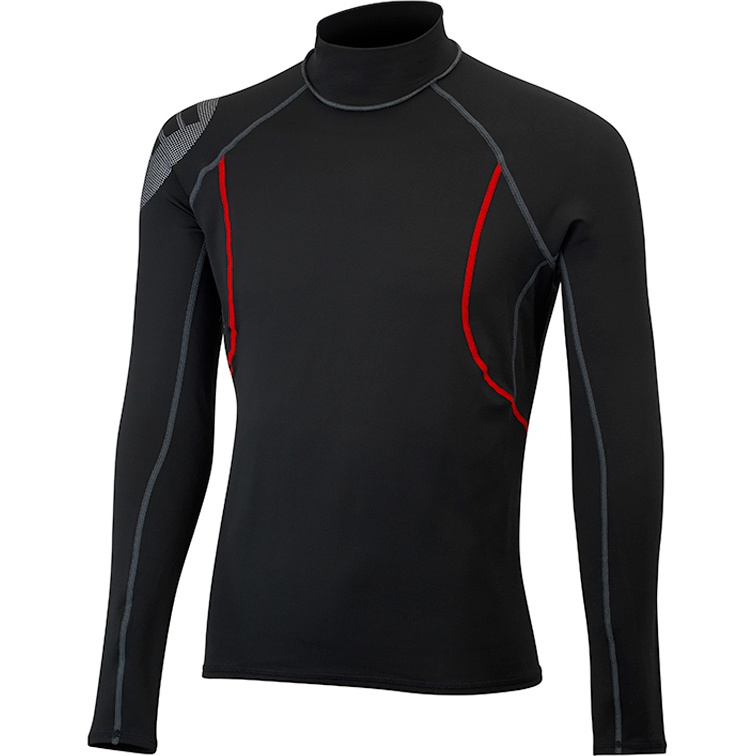 2021 Gill Homens Hydrophobe Manga Longa Top Preto 4522
