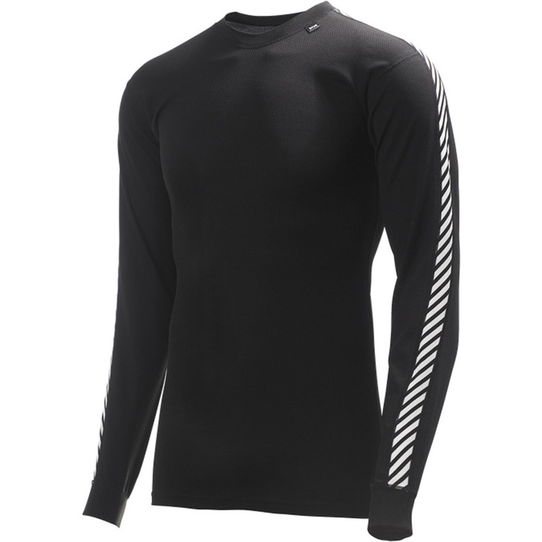 Camiseta Térmica Helly Hansen Lifa Stripe Crew Gola Redonda, Modelo 2025, Código 48800 - Black