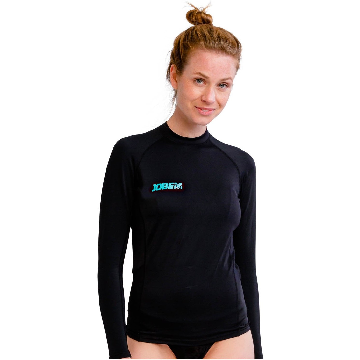 2026 Jobe Manga Comprida Feminina Lycra Vest 544123002 - Preto