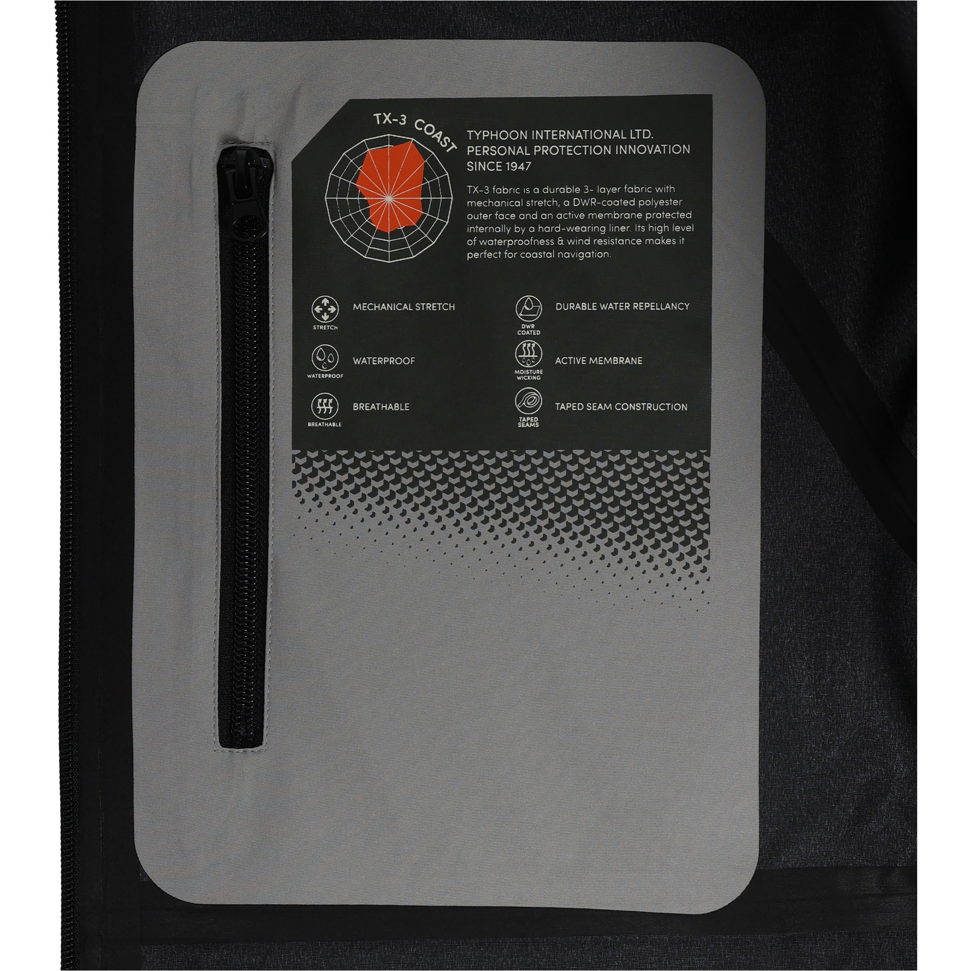 2026 Typhoon Performance Jaqueta De Vela P2037 - Slate / Lime