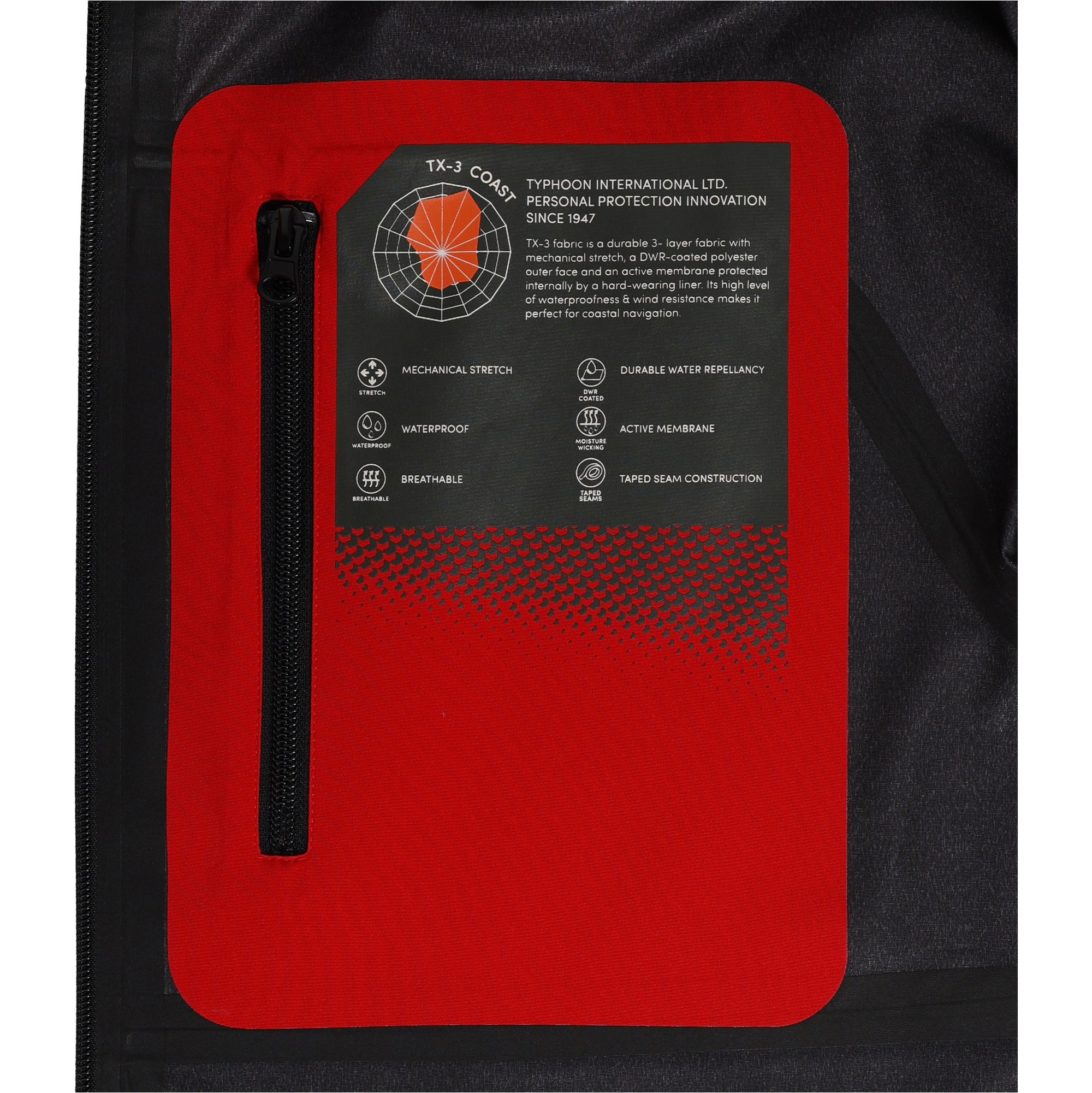 2026 Typhoon Performance Jaqueta De Vela P2037 - Red / Solar