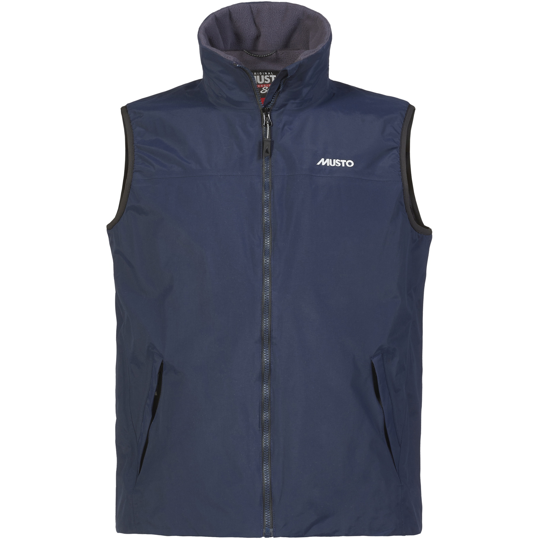 2026 Musto Colete Masculino Justo 2.0 82283 - Navy / Cinza
