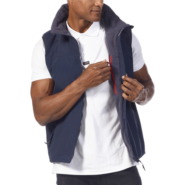 2026 Musto Colete Masculino Justo 2.0 82283 - Navy / Cinza