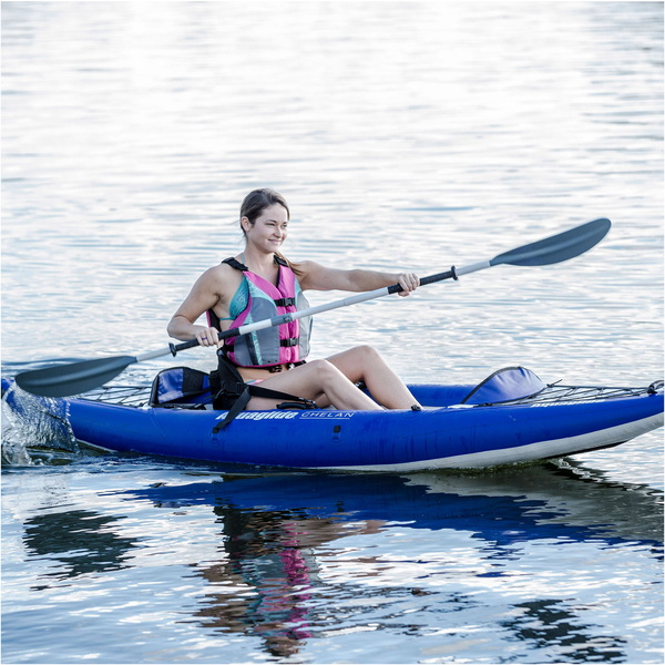 2019 Aquaglide Chelan Hb One 1 Man Kayak Inflável De Alta Pressão Azul - Kayak Only Agche1