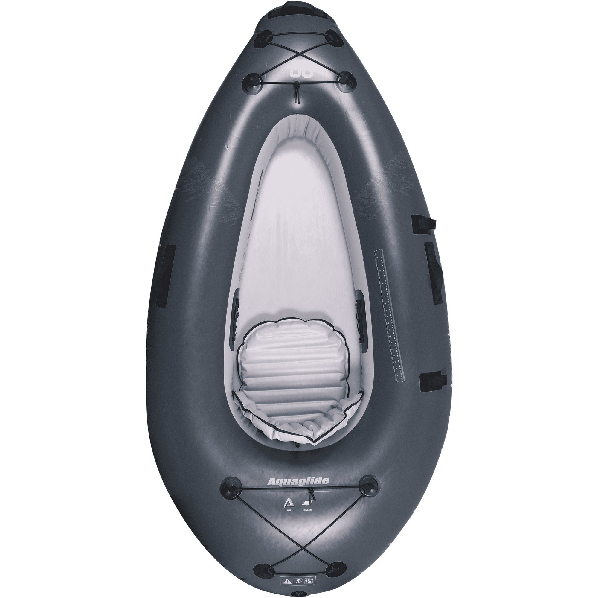 2026 Aquaglide Backwoods 75 Ultralight 1 Pessoa Pescador Caiaque AGUL1 - Navy