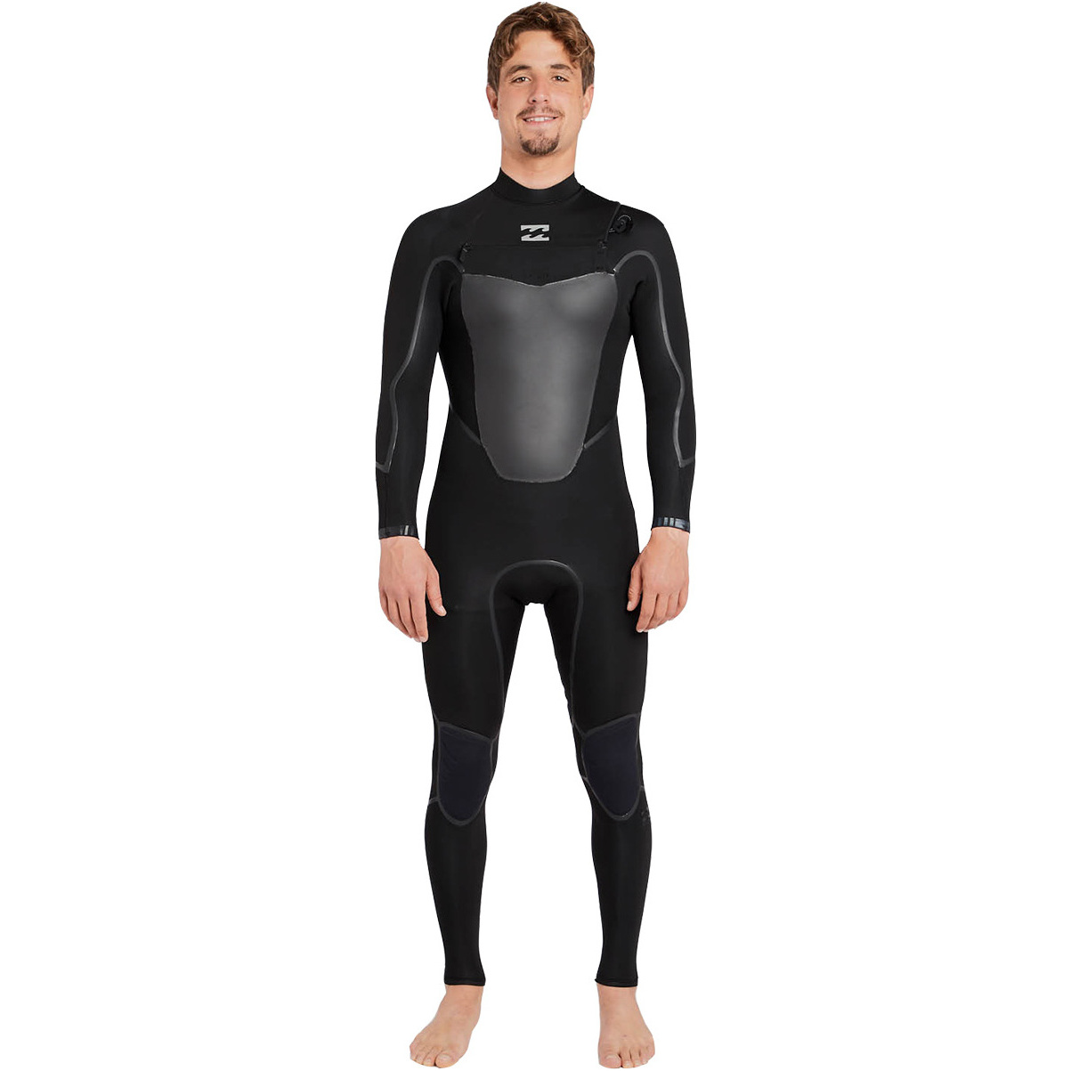 2018 Billabong Absoluto X 5 / 4mm Cofres Coletador Wibbei Fumador NEGRO F45M20