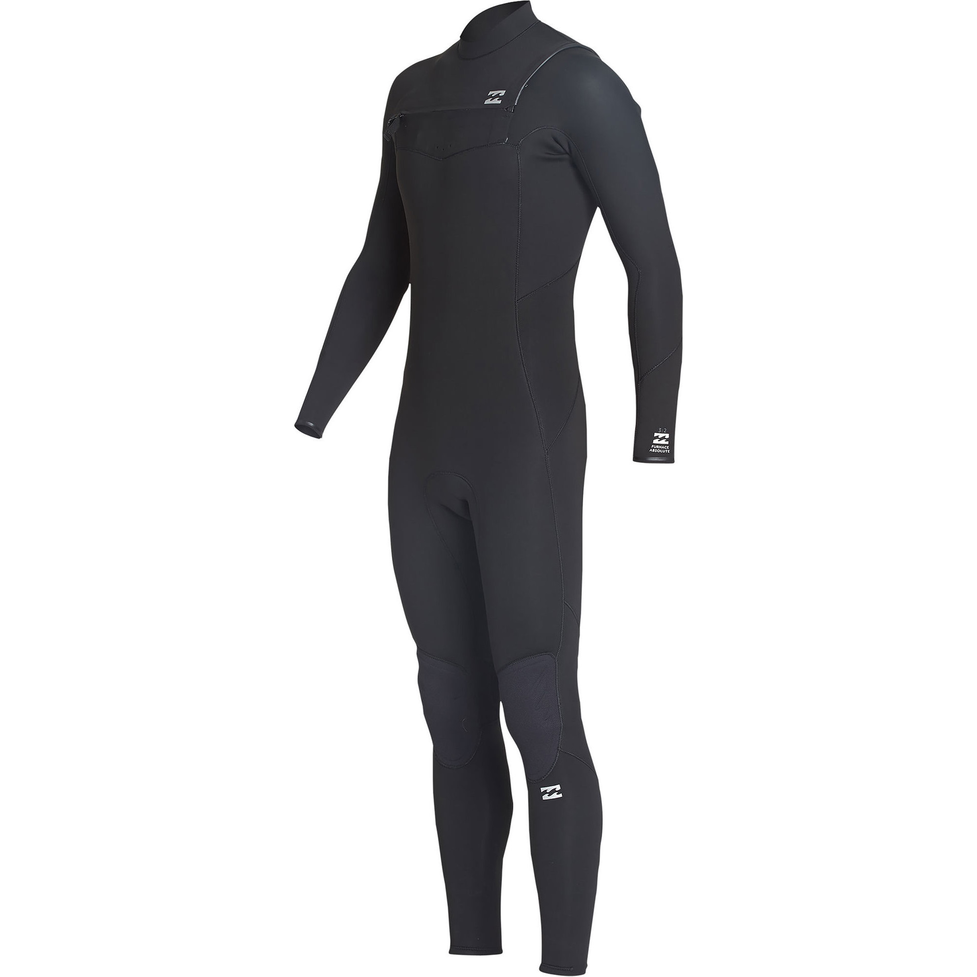 2019 Billabong Men's Furnace Absolute 5/4mm Chest Zip Wetsuit Preto Q45m09