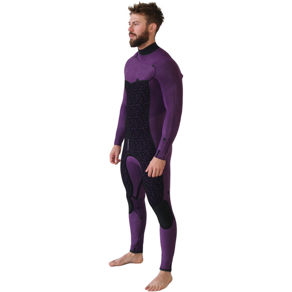 Furnace Masculina Billabong 2020 Absolute 5/4 5/4mm Chest Zip Macacão Areia Preta Q45m09