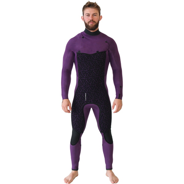 Furnace Masculina Billabong 2020 Absolute 5/4 5/4mm Chest Zip Macacão Areia Preta Q45m09