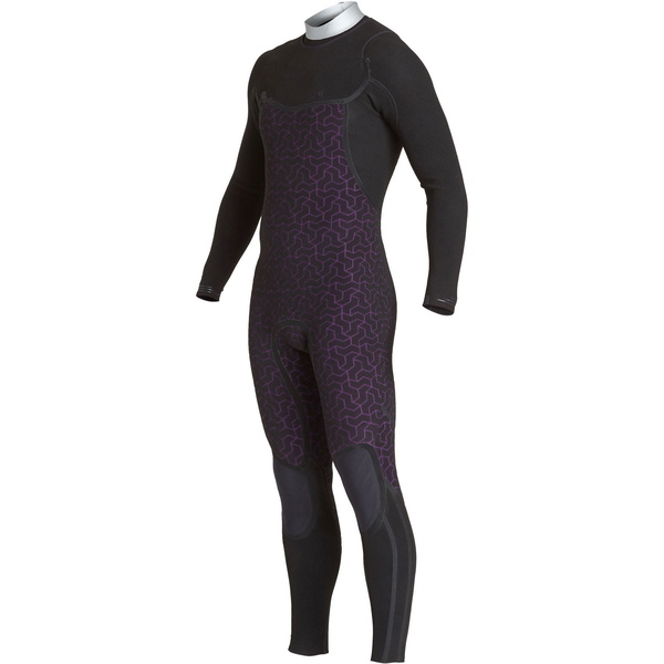 2019 Billabong Furnace Masculino Comp 4/3mm Chest Zip Wetsuit Preto Q44m03