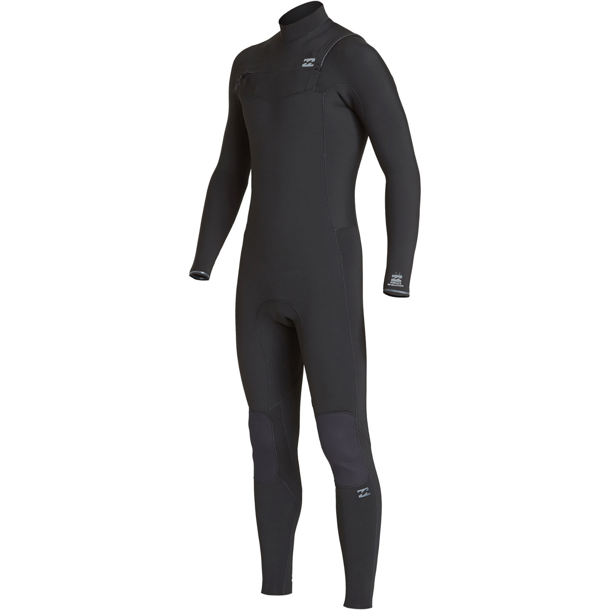 2020 Billabong Furnace Dos Homens Revolução 5/4mm Chest Zip Wetsuit Preto Q45m06
