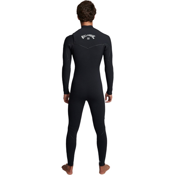2019 Billabong Furnace Dos Homens Ultra 4/3mm Chest Zip Wetsuit Preto Q44m02