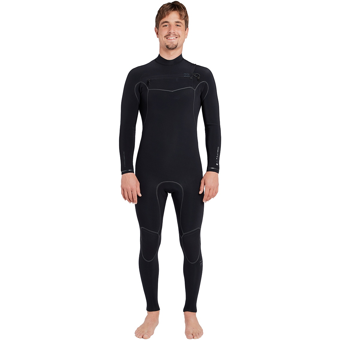 Billabong Furnace Carbono Ultra 4/3mm Chest Zip Wetsuit Preto L44m01