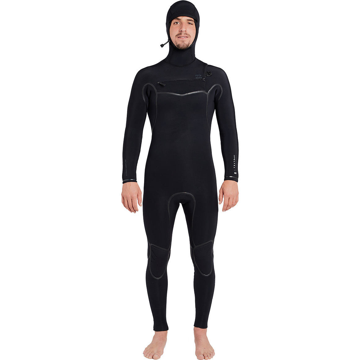 Billabong Furnace Carbono Ultra Hooded 6/5mm Chest Zip Wetsuit Preto L46m01