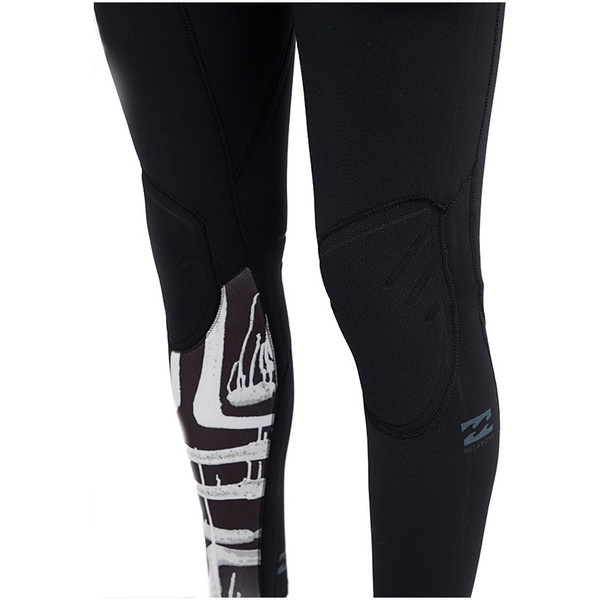 Furnace Carbono Billabong Comp 5/4mm Chest Zip Wetsuit Preto Impressão L45m03