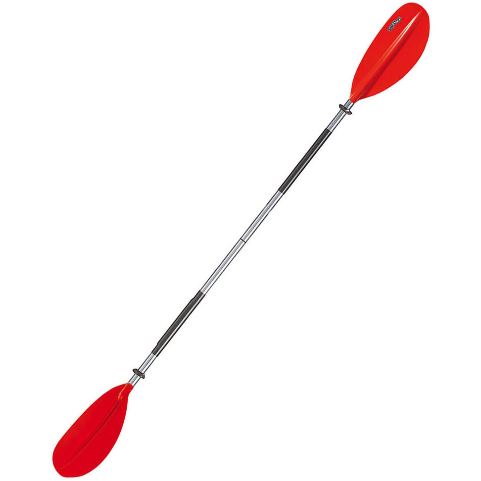 2026 Bravo KWB 220cm 2 Peças Alumínio Lâmina Curva Caiaque Remo Red 6277060N