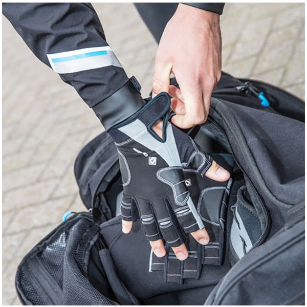 2026 Crewsaver Short Finger Gloves Black 6950