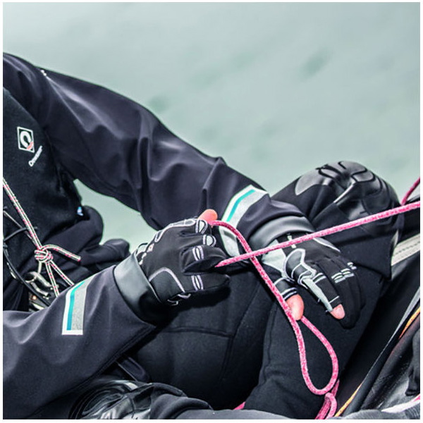 2026 Crewsaver Júnior Longo Três Luvas De Dedo Preto 6951