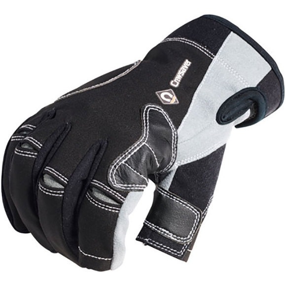 2026 Crewsaver Luvas Compridas De Três Dedos Black 6951