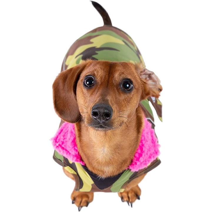 Casaco Para Cães 2026 « Dryrobe » V3DRDC - « Pink » / Camuflagem