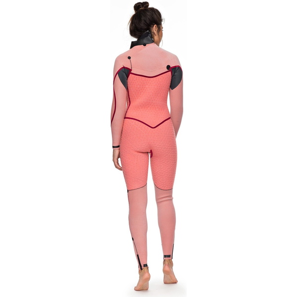 2018 Roxy Womens Performance 4 / 3mm Chest Zip Wetsuit PRETO ERJW103032