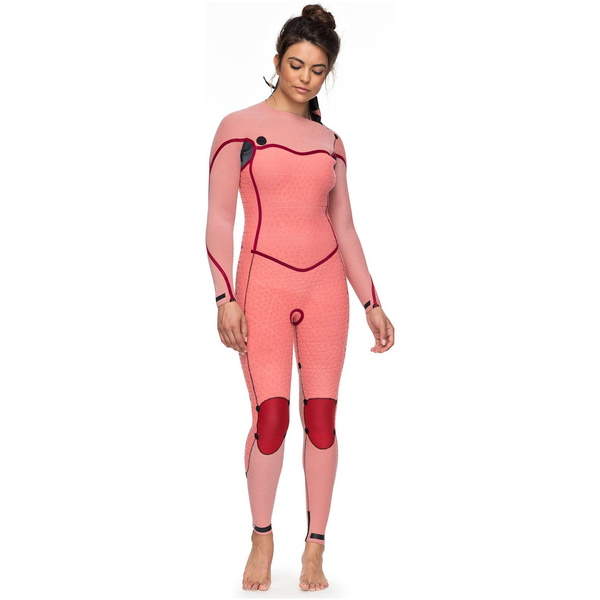 2018 Roxy Womens Performance 4 / 3mm Chest Zip Wetsuit PRETO ERJW103032