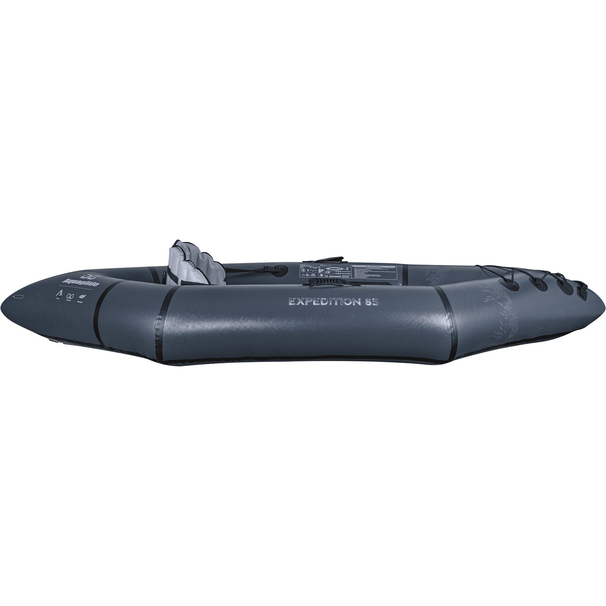2026 Aquaglide Backwoods Expedition 85 Ultralight 1 Person Kayak AGEXP1 - Navy