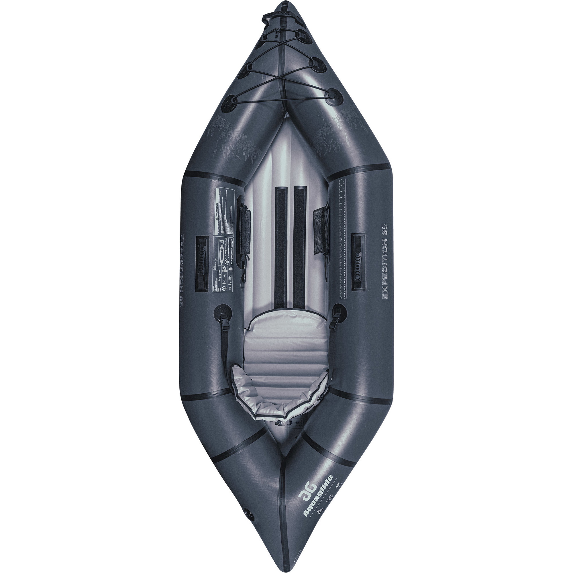 2026 Aquaglide Backwoods Expedition 85 Ultralight 1 Person Kayak AGEXP1 - Navy