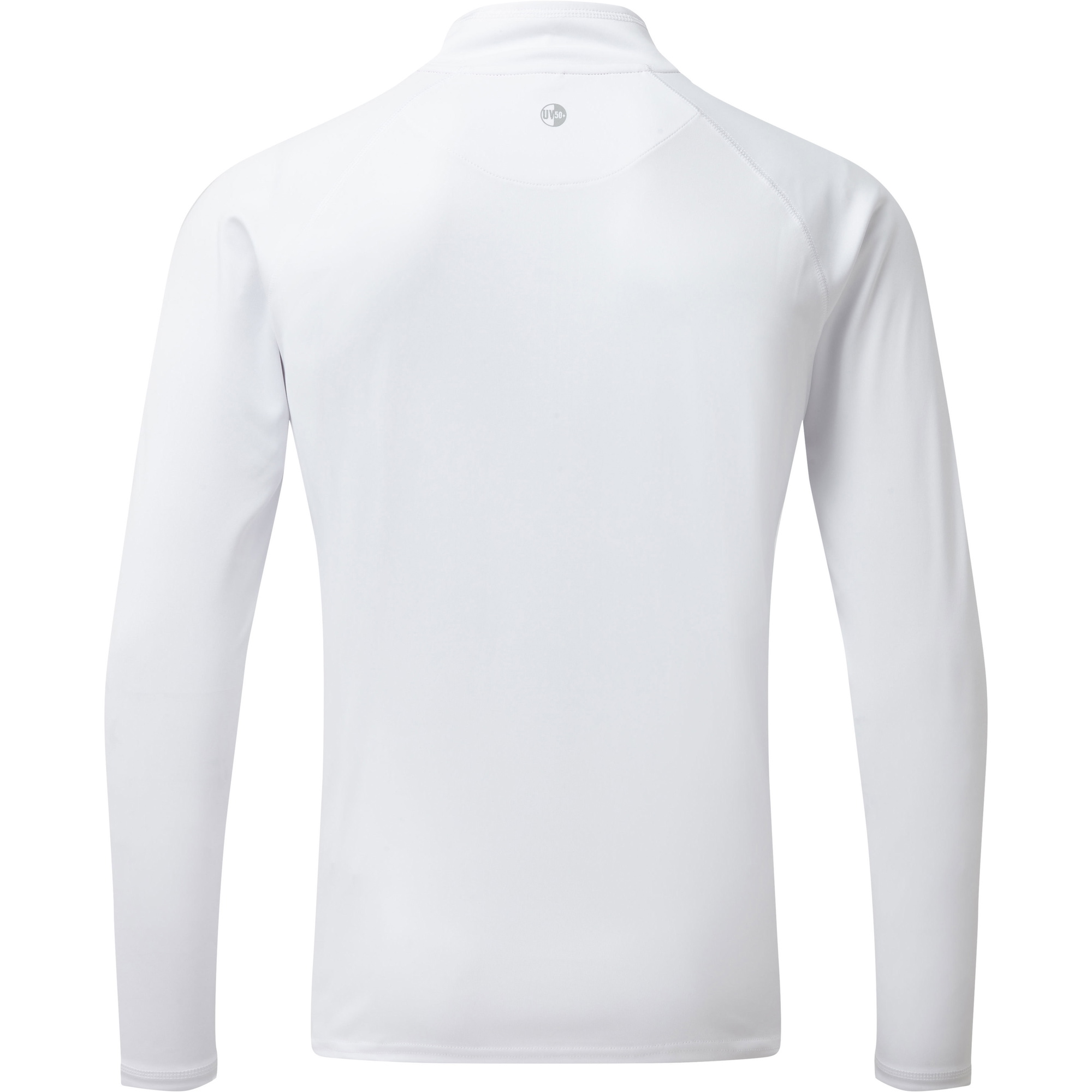 2026 Gill Mens UV Tec Zip Neck Top White UV009