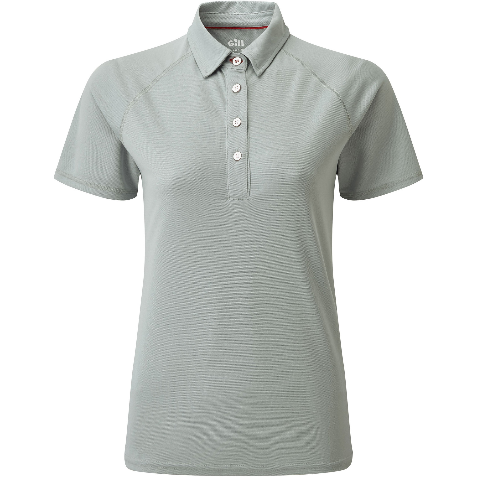 2026 Gill Mulheres Uv Tec Polo Top Cinza Uv008w