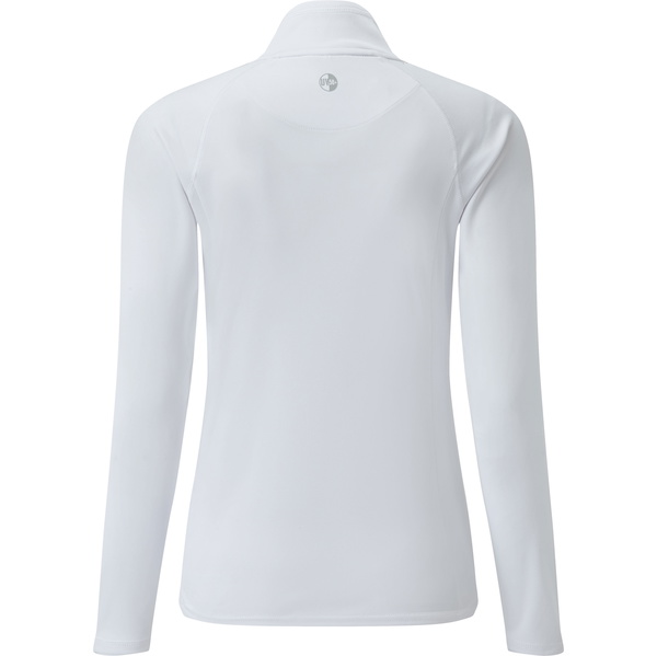 2026 Gill Mulheres Uv Tec Zip Pescoço Top Branco Uv009w
