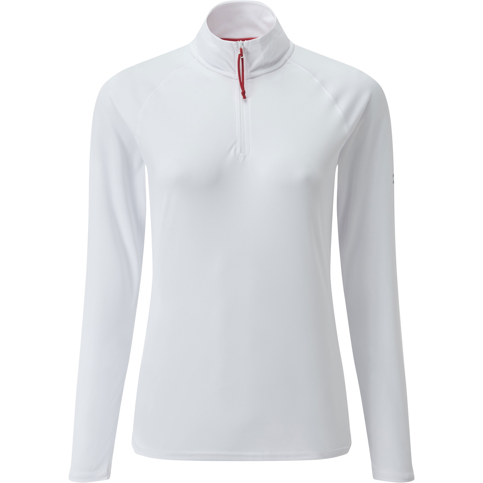 2026 Gill Mulheres Uv Tec Zip Pescoço Top Branco Uv009w