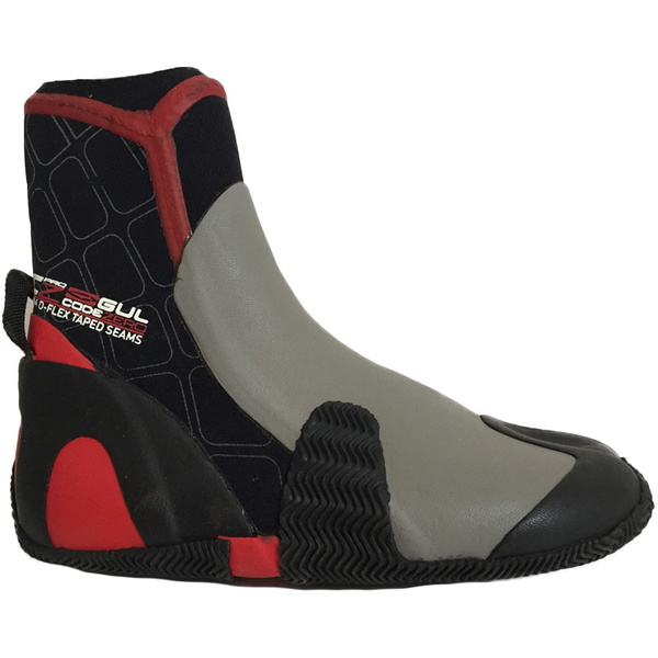 Code Zero Gul Code Zero Dedo Dividido 5mm Neoprene Boot Em Preto / Vermelho Bo1277