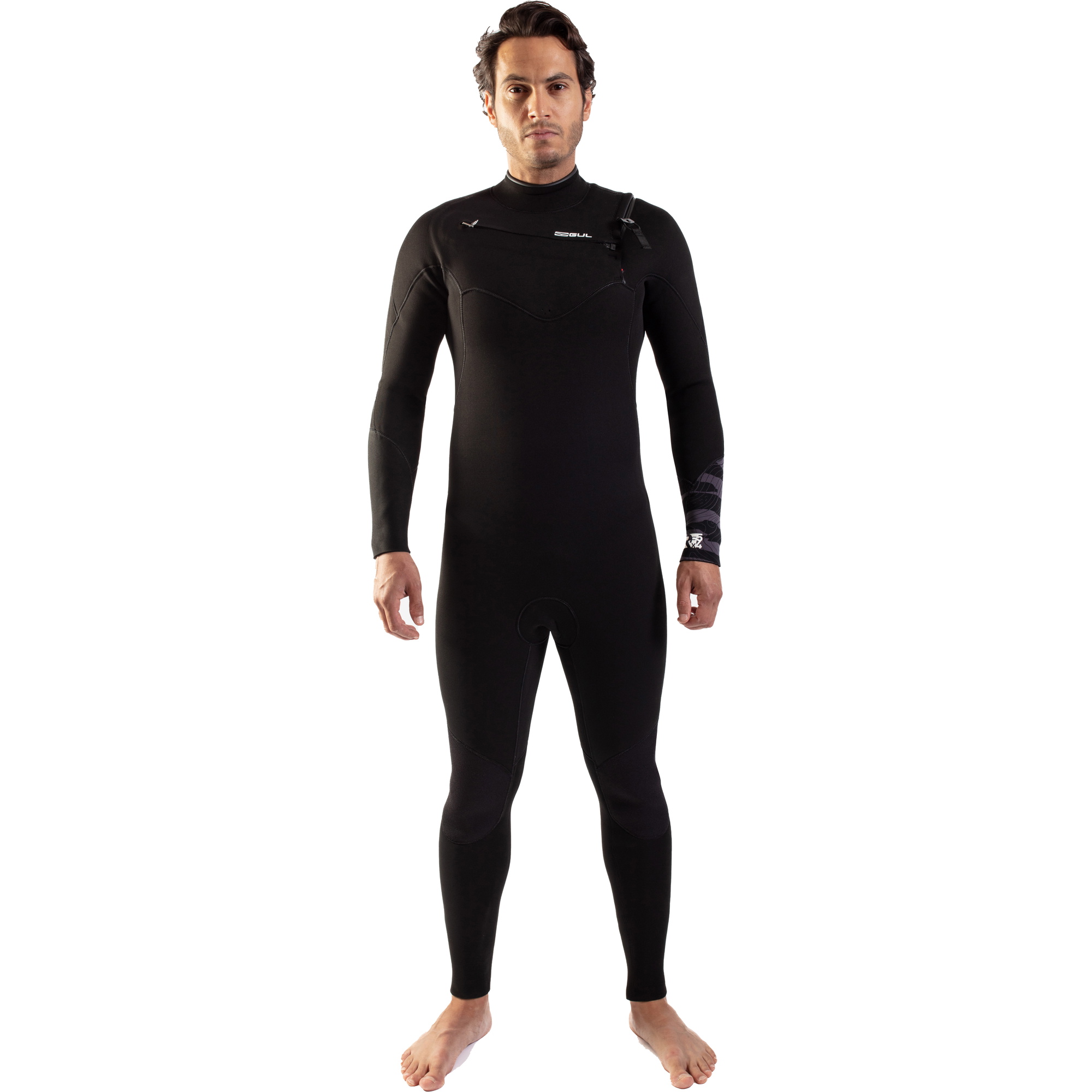 Fato De Mergulho Gul Response FX 5/4mm Com Chest Zip 2026 RE1242-C1 Para Homem - Black / Camuflado