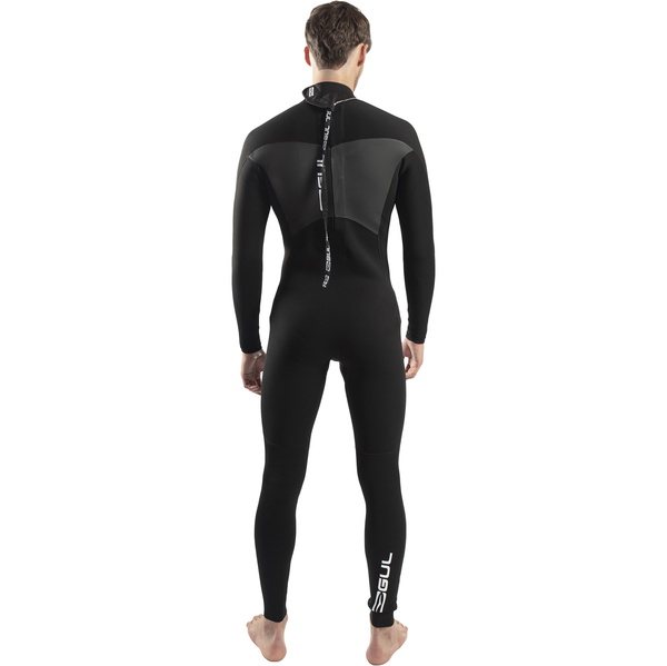 2026 Gul Masculino Response 4/3mm Gbs Back Zip Wetsuit Re1246-c1 - Preto