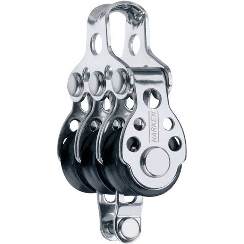 Harken 16mm Bloco De Ar Triplo Com Becket 409
