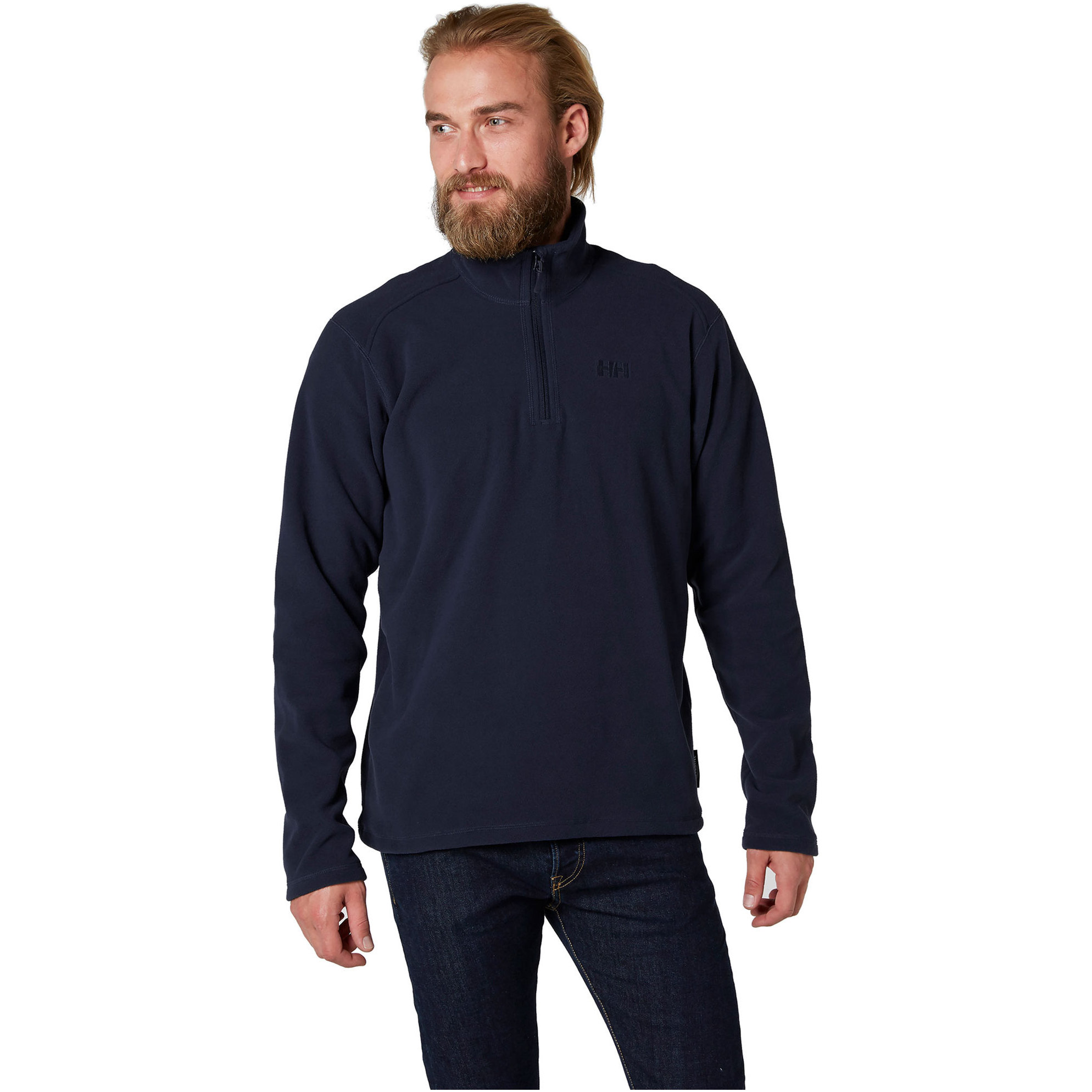 2026 Helly Hansen Masculino Daybreaker 1/2 Zip Fleece Navy 50844