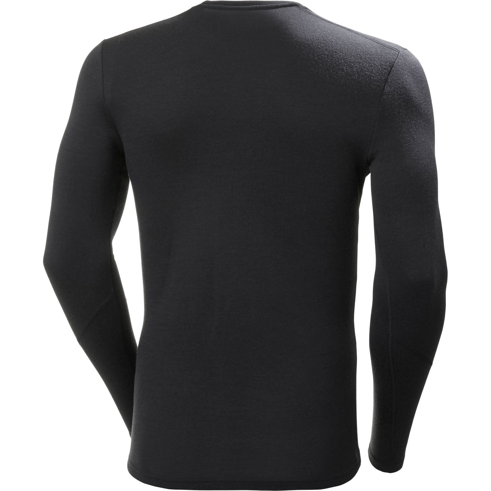 2021 Helly Hansen Masculino Lifa Merino Peso Médio Crew Top 49364 - Preto