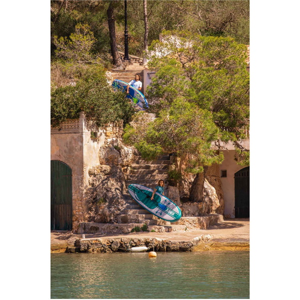 2020 Jobe Yarra Inflável Stand Up Paddle Board 10'6 X 32 "inc, Remo, Mochila, Bomba E Trela