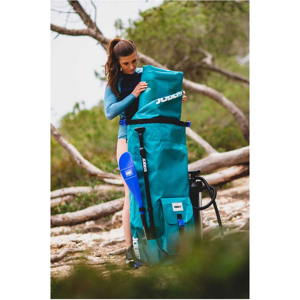 2020 Jobe Yarra Inflável Stand Up Paddle Board 10'6 X 32 "inc, Remo, Mochila, Bomba E Trela