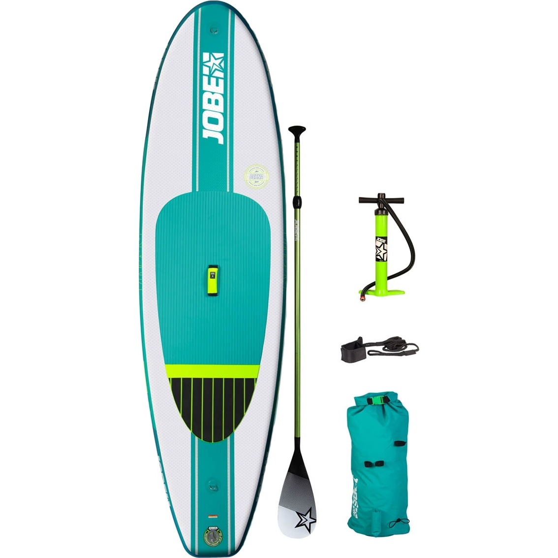 2018 Jobe Aero Desna Inflável Stand Up Paddle Board 10'0x32 "INC Paddle, mochila, bomba & Leash