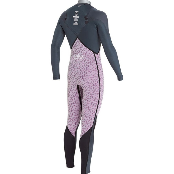 Furnace Carbono Billabong Comp 5/4mm Chest Zip Wetsuit Preto Impressão L45m03