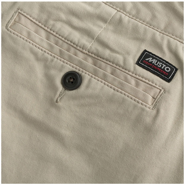 2019 Musto Mulheres Chino Shorts Luz Pedra Lwst008