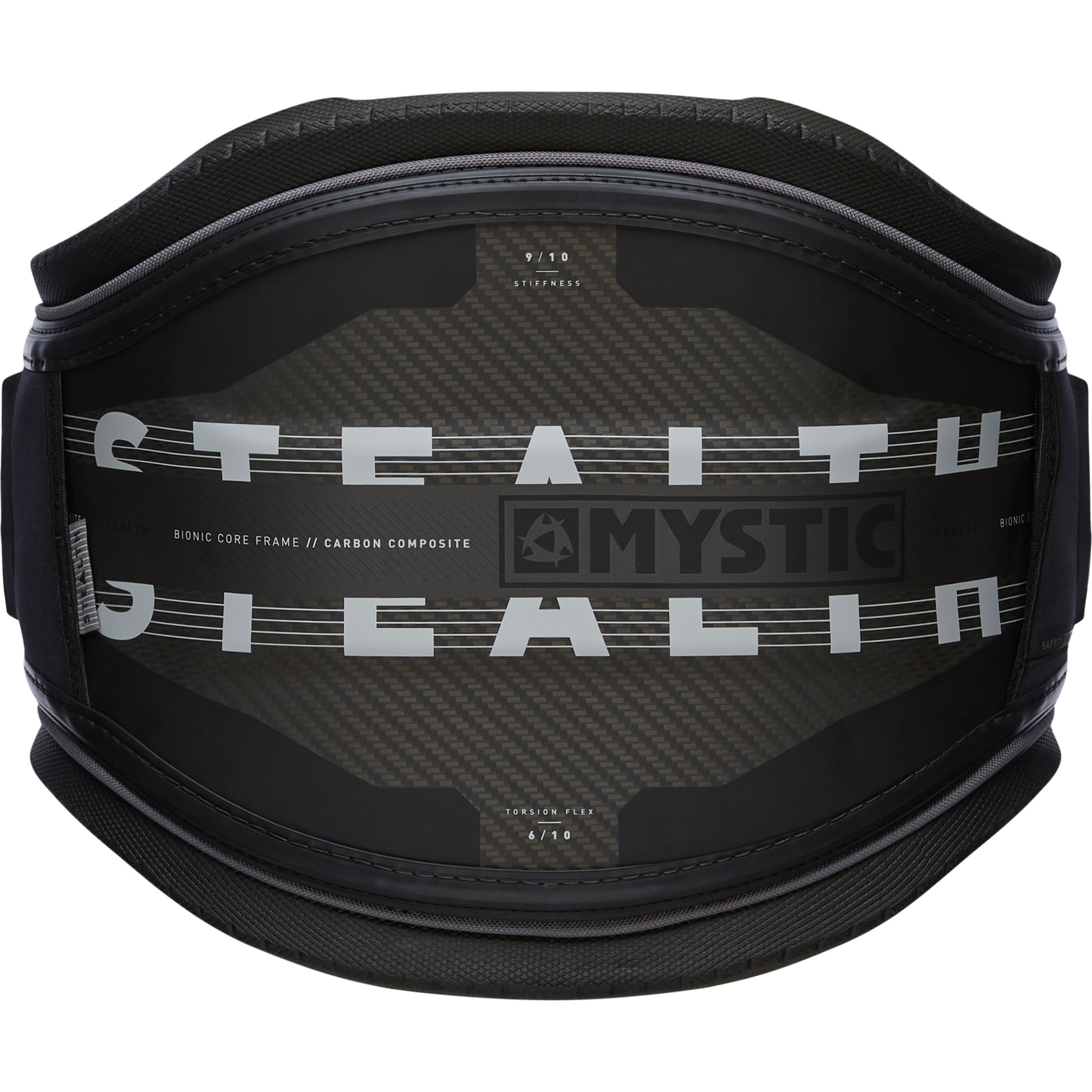 2023 Mystic Arnês De Cintura Stealth 35003.200090 - Black / Branco
