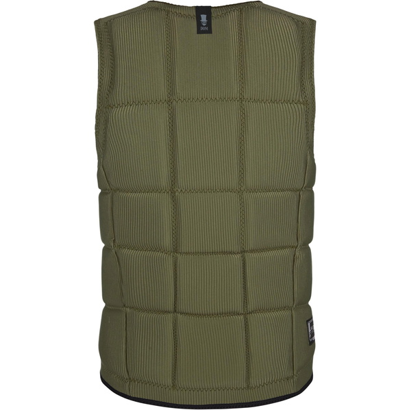 Colete De Impacto Mystic The Dom 2021 Wake Front Zip Wdom - Brave Green