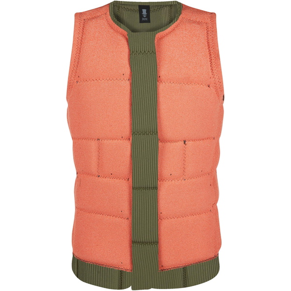 Colete De Impacto Mystic The Dom 2021 Wake Front Zip Wdom - Brave Green