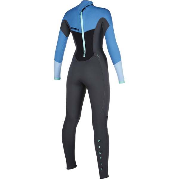 2021 Mystic Womens Star 5/3mm Back Zip Wetsuit 200027 - Menthol Blue