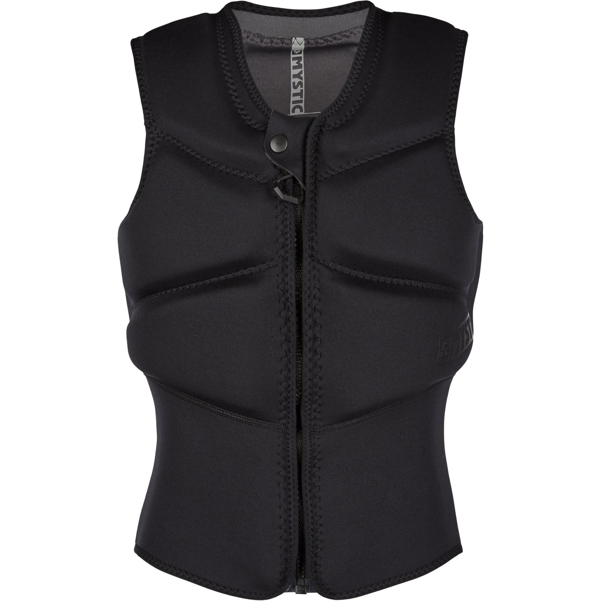 2021 Mystic Star Impact Colete Kite Front Zip 200112 - Preto