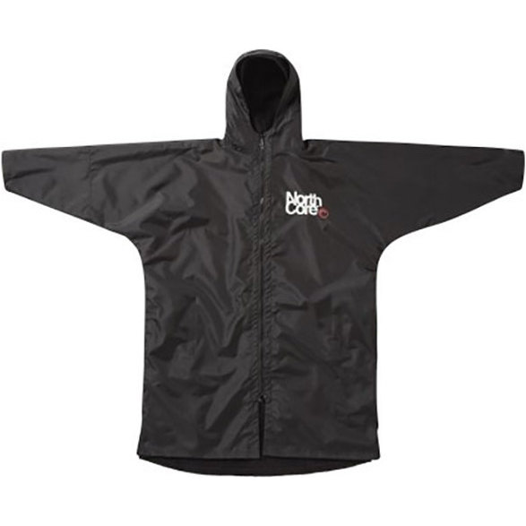 2026 Northcore Beach Basha Pro 4 Mudança De Estação Robe / Poncho NOCO24J - Black