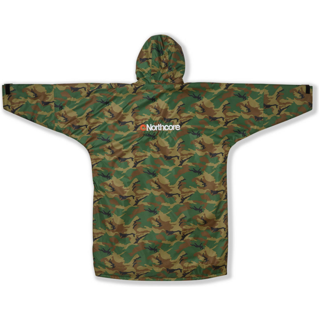 2026 Northcore Beach Basha Sport Manga Comprida Mudança Robe / Poncho NOCO24N - Camo